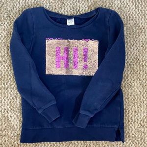 Girls Sequin Sweater